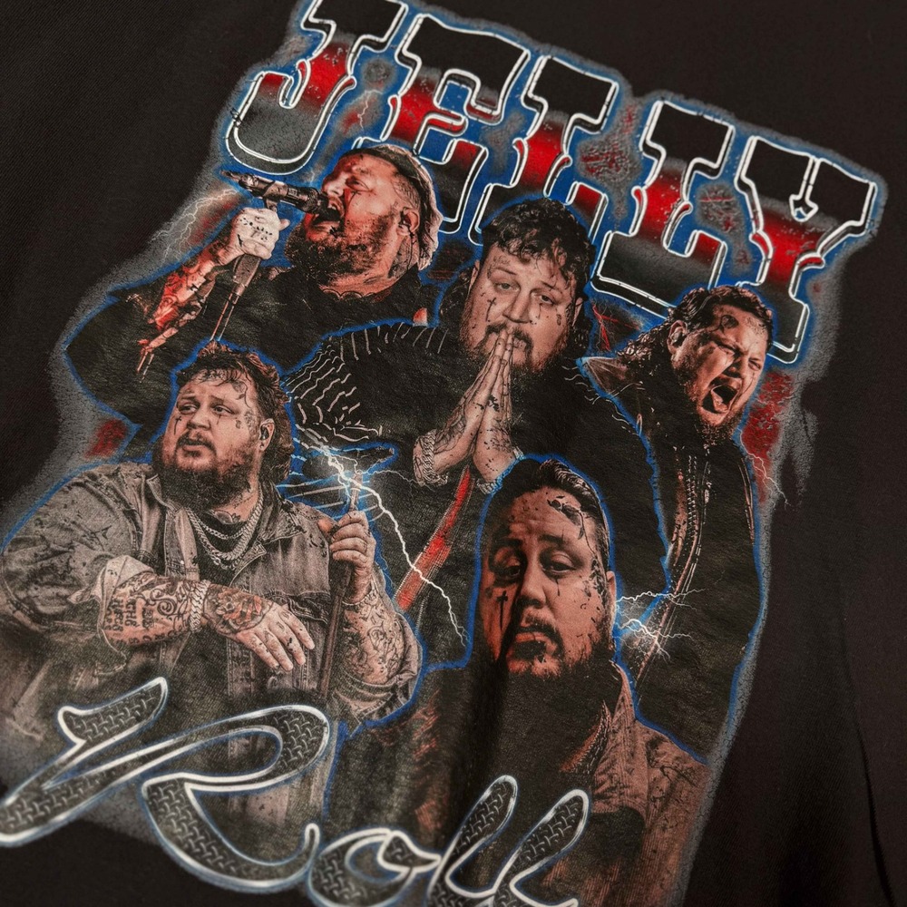 Jelly Roll Comfort Colors Graphic Tee Black XL Heavyweight Streetwear Shirt